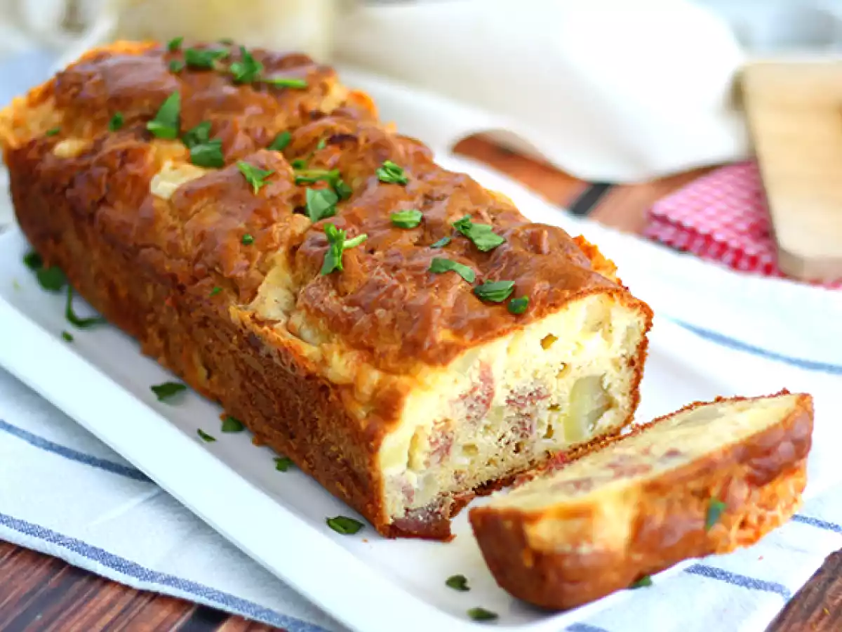 Ciasto z resztkami sera raclette