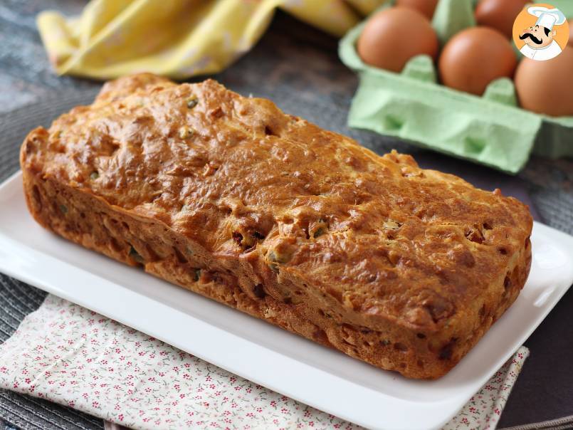 Ciasto z szynką, oliwkami i suszonymi pomidorami ze skyr - zdjęcie 4
