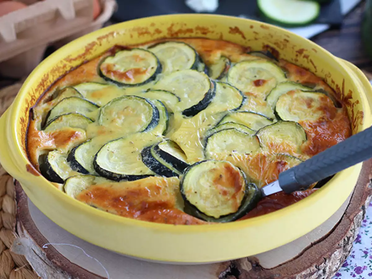 Clafoutis z cukinią i kozim serem - zdjęcie 2
