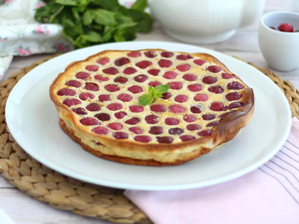 Clafoutis z wiśniami – klasyczny, wyjątkowo delikatny deser - zdjęcie 2