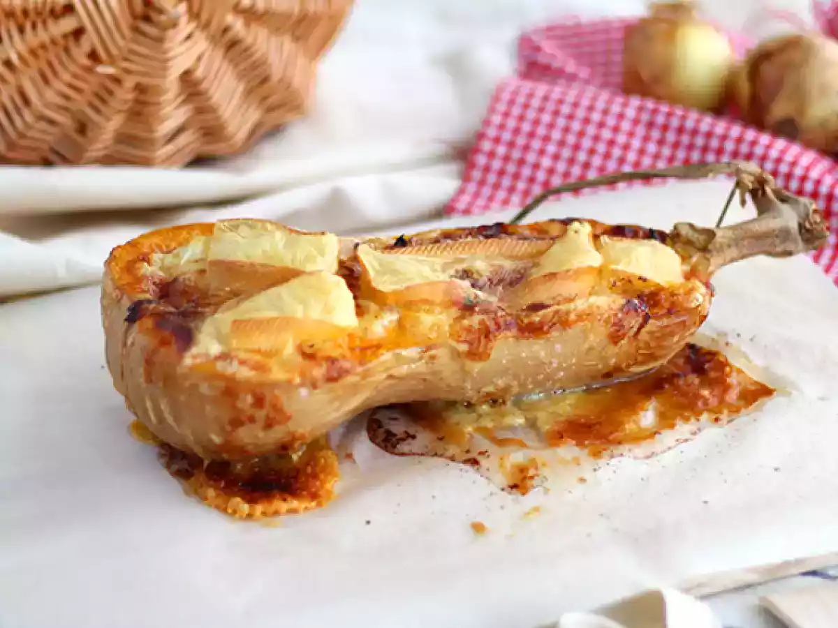 Courgiflette - dynia piżmowa w stylu tartiflette