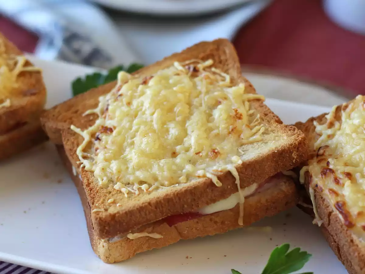 Croque monsieur z frytkownicy powietrznej - zdjęcie 5