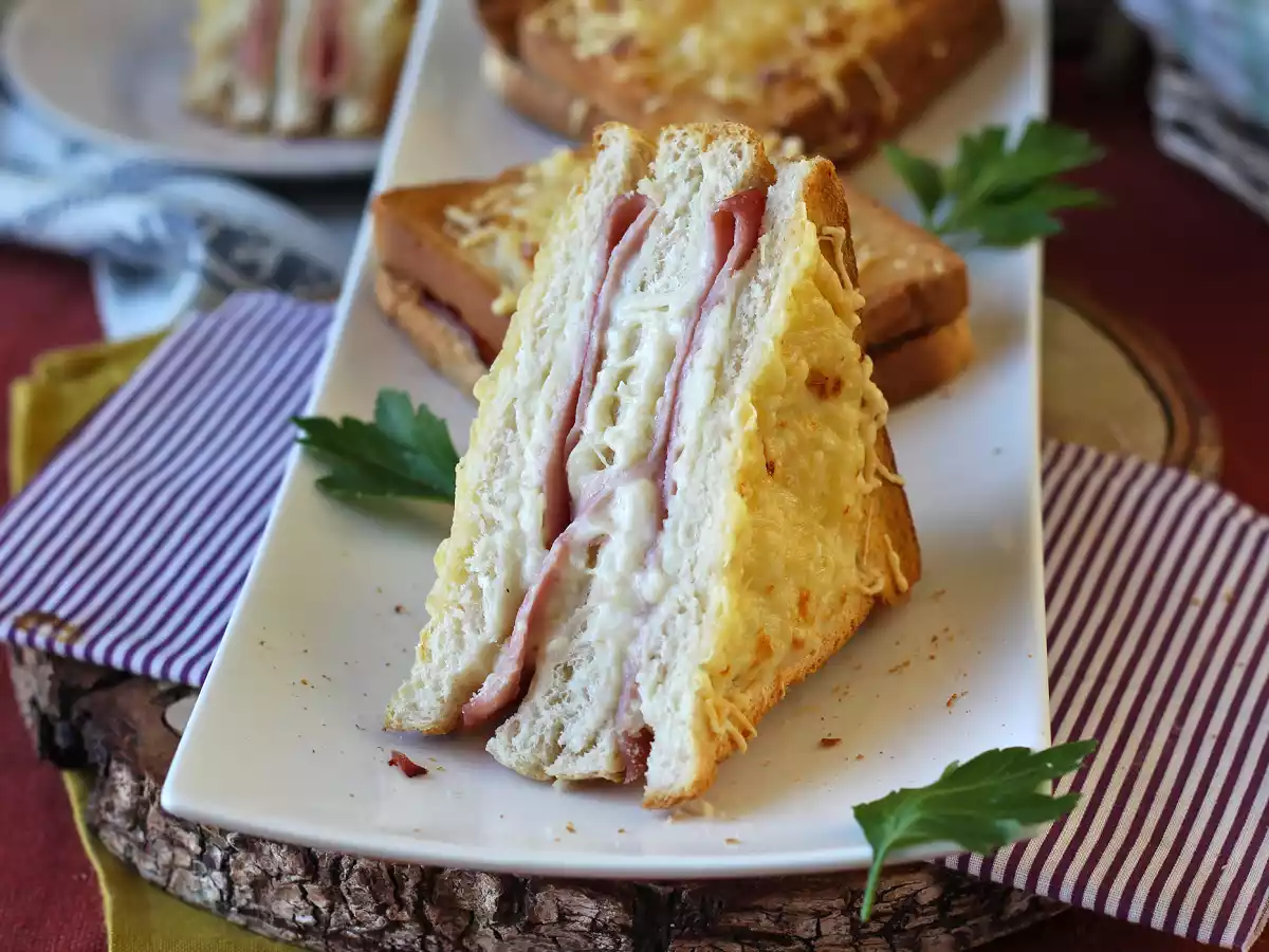 Croque monsieur z frytkownicy powietrznej - zdjęcie 6