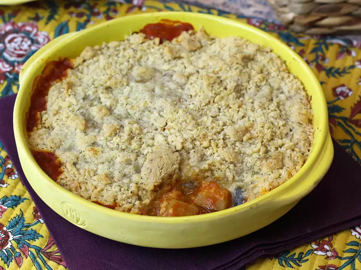 Crumble z ratatouille, szybkie i łatwe danie, które pokochasz! - zdjęcie 4