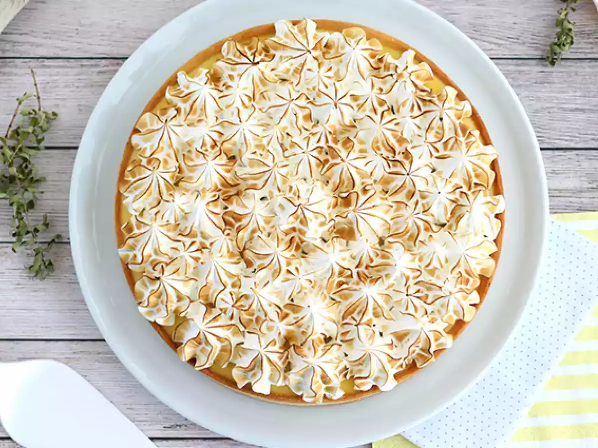 Cytrynowa tarta z bezą - zdjęcie 4