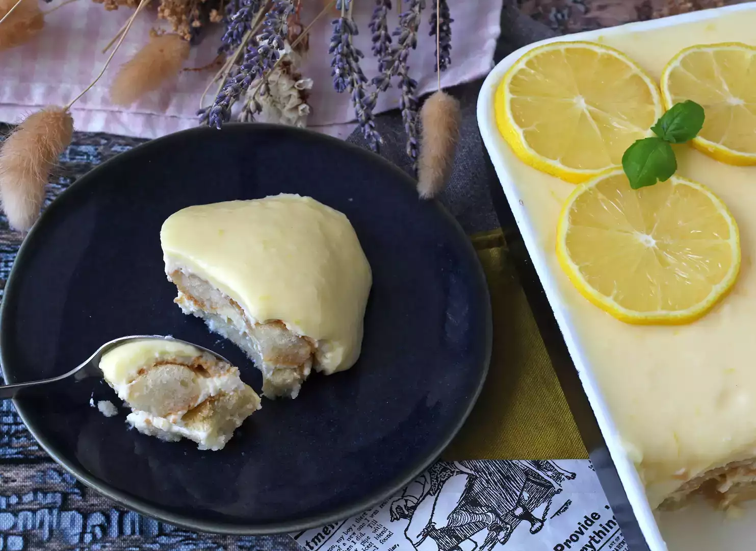 Cytrynowe tiramisu, klasyk z pikantną nutą