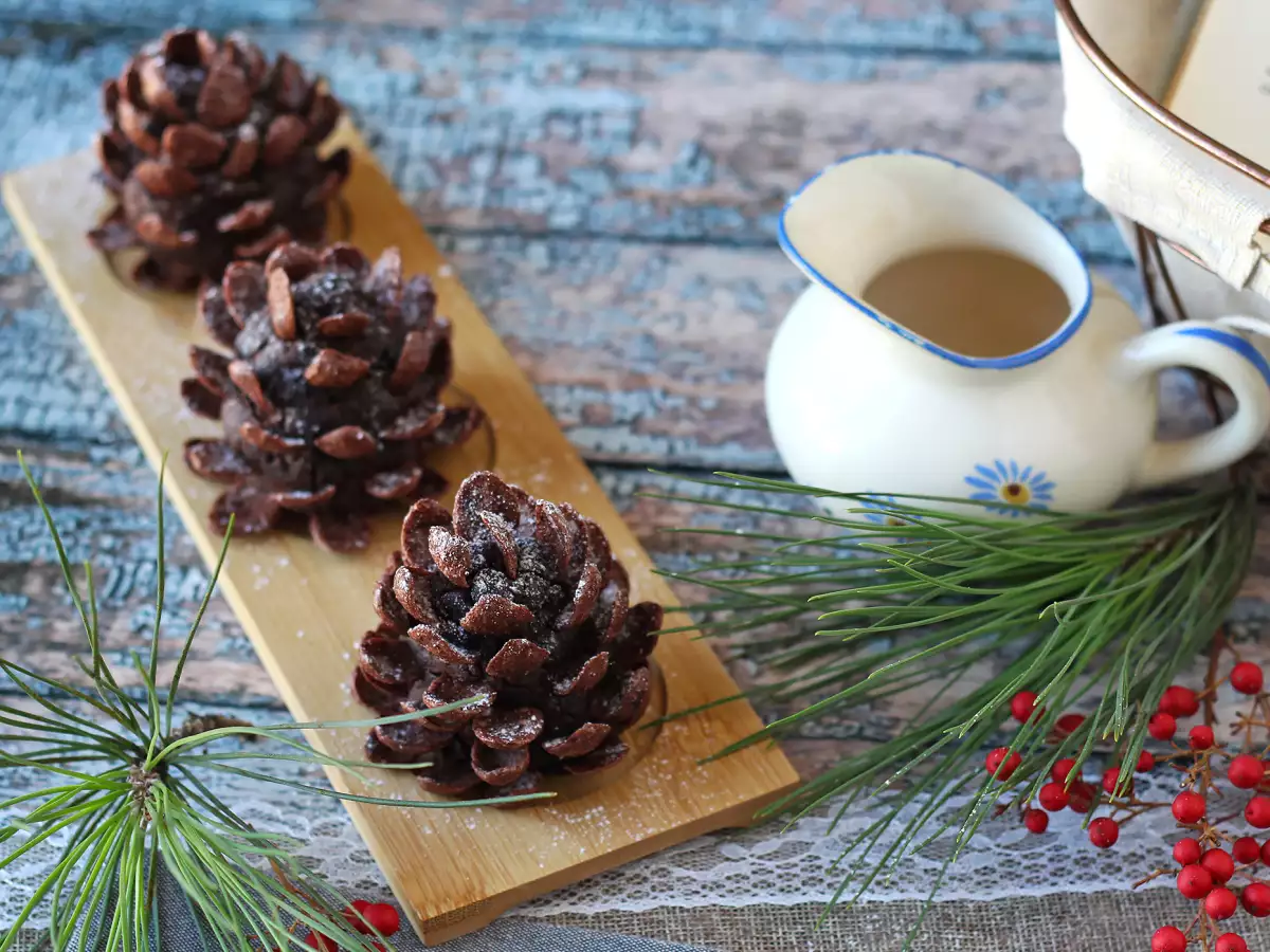 Czekoladowa szyszka z brownie - zdjęcie 2
