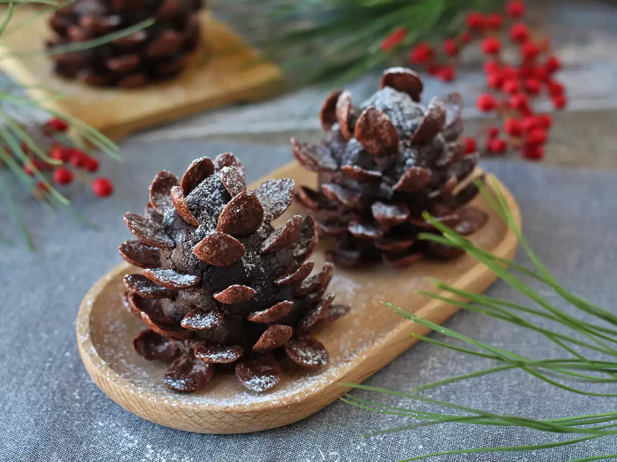 Czekoladowa szyszka z brownie - zdjęcie 3