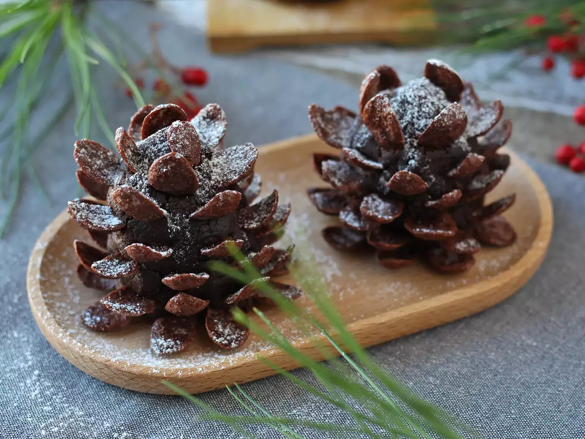 Czekoladowa szyszka z brownie - zdjęcie 4