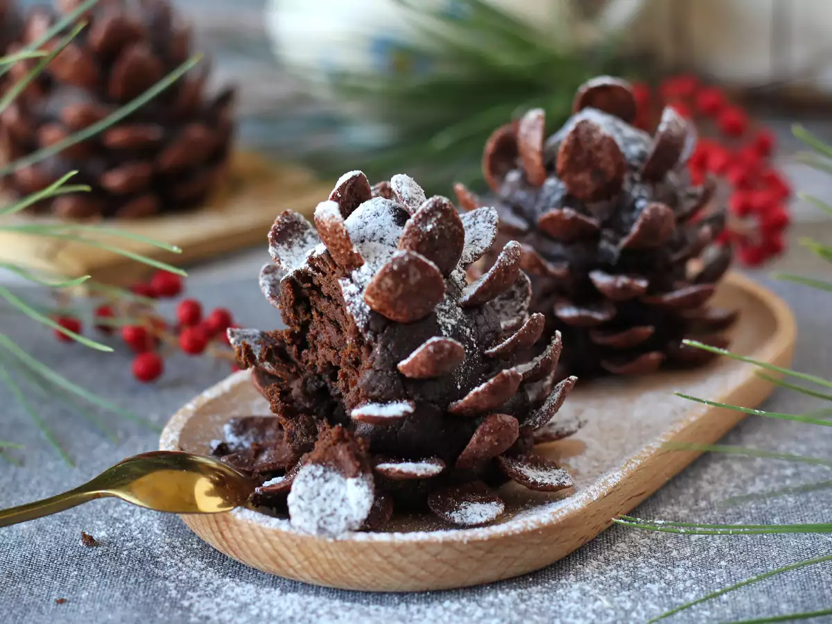 Czekoladowa szyszka z brownie - zdjęcie 6