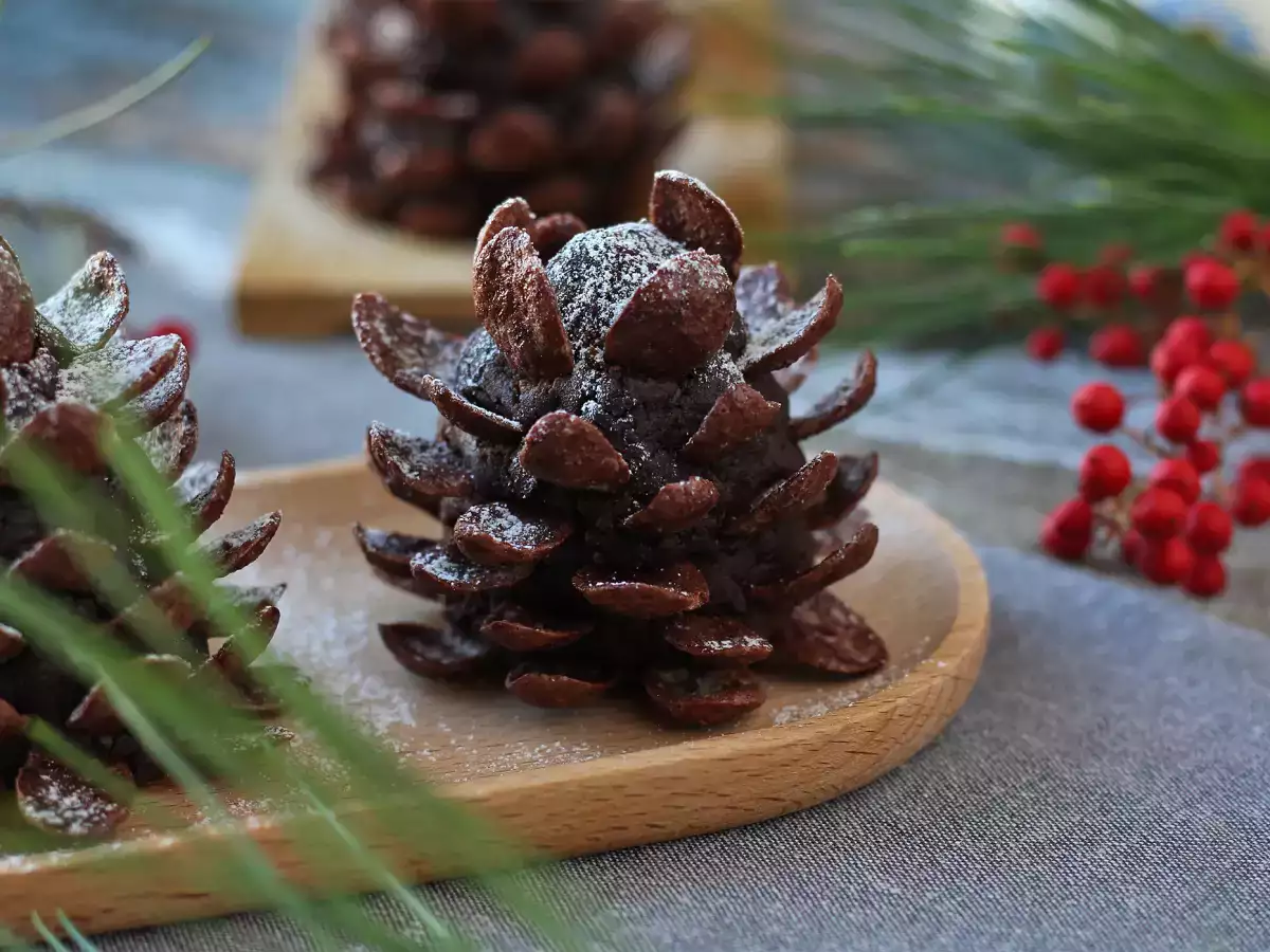 Czekoladowa szyszka z brownie - zdjęcie 7