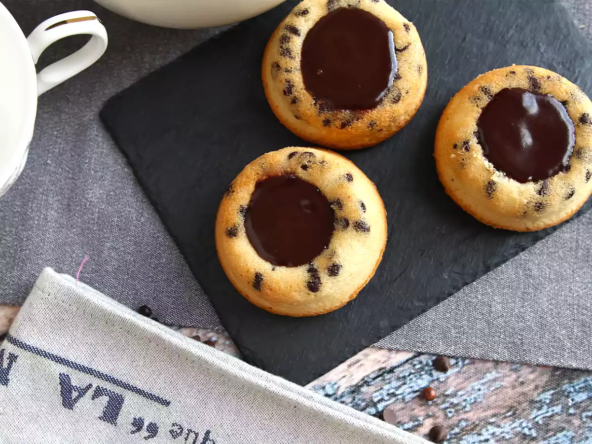 Czekoladowe ciastka tygrysie - chrupiący ganache - zdjęcie 6