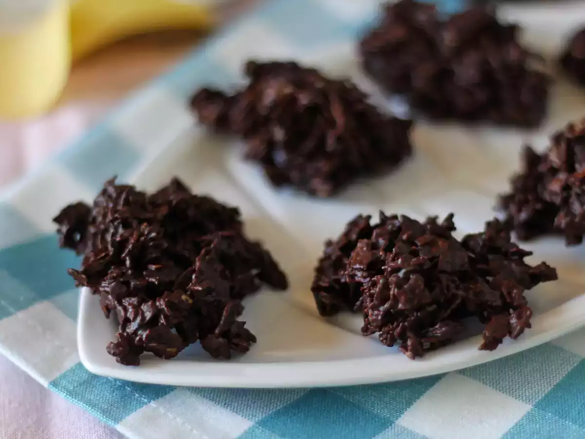 Czekoladowe Pringlesy w piaskowych różach - zdjęcie 3