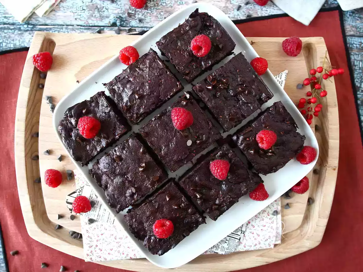 Czekoladowo-malinowe brownie - czysta rozkosz! - zdjęcie 2