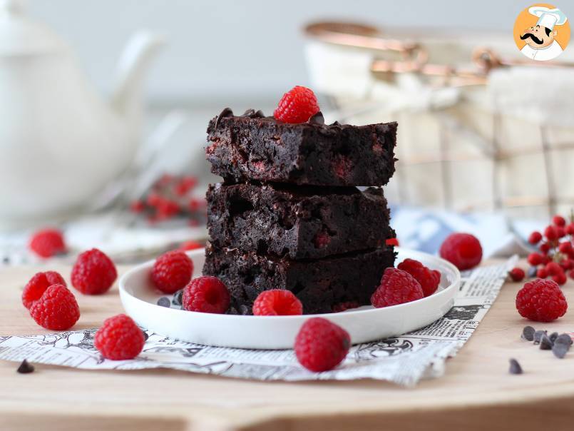 Czekoladowo-malinowe brownie - czysta rozkosz! - zdjęcie 3