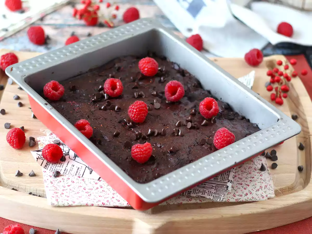 Czekoladowo-malinowe brownie - czysta rozkosz! - zdjęcie 4
