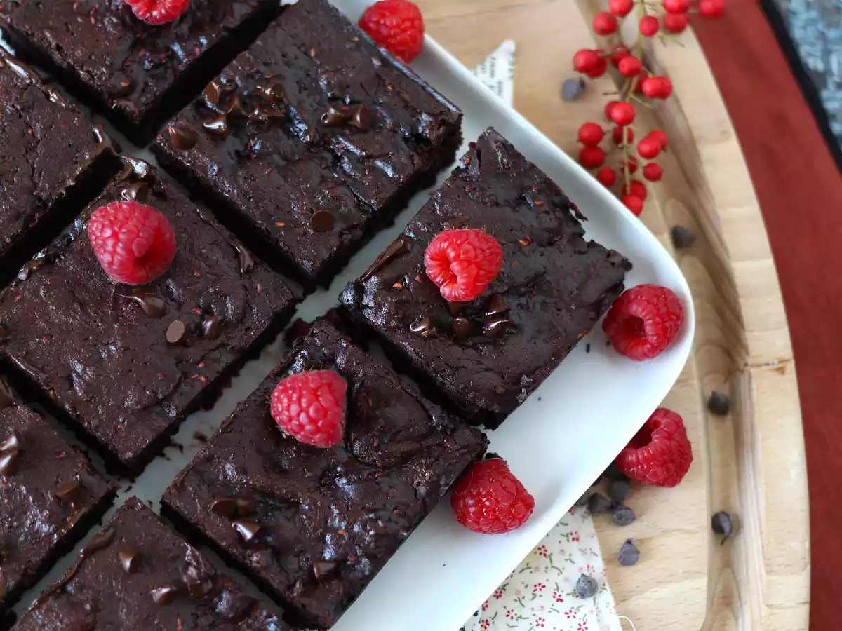 Czekoladowo-malinowe brownie - czysta rozkosz! - zdjęcie 6