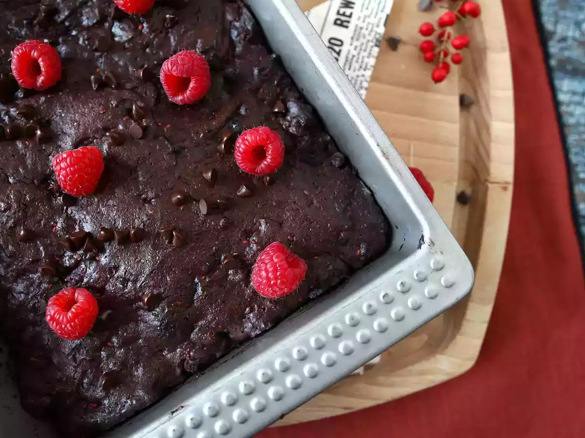 Czekoladowo-malinowe brownie - czysta rozkosz! - zdjęcie 8
