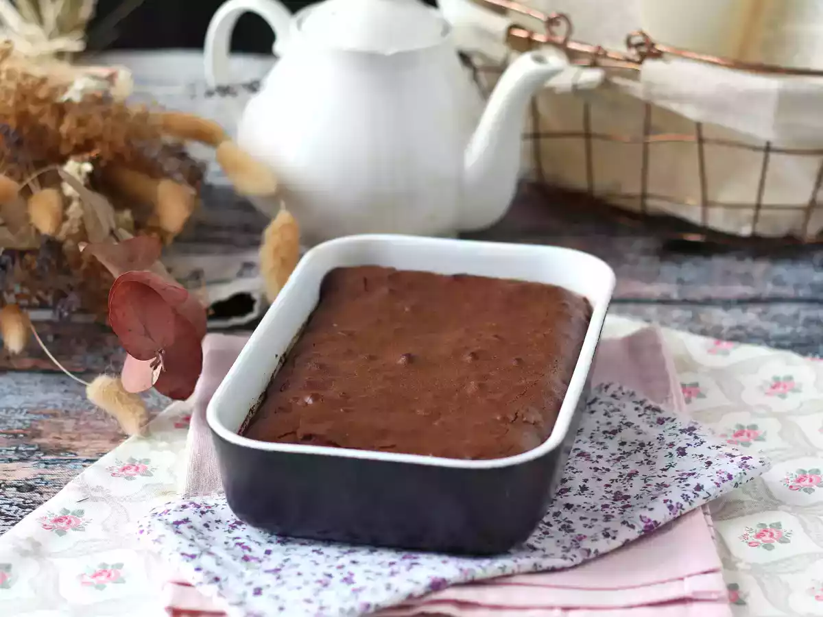 Czekoladowo-orzechowe brownie w frytkownicy powietrznej - zdjęcie 3