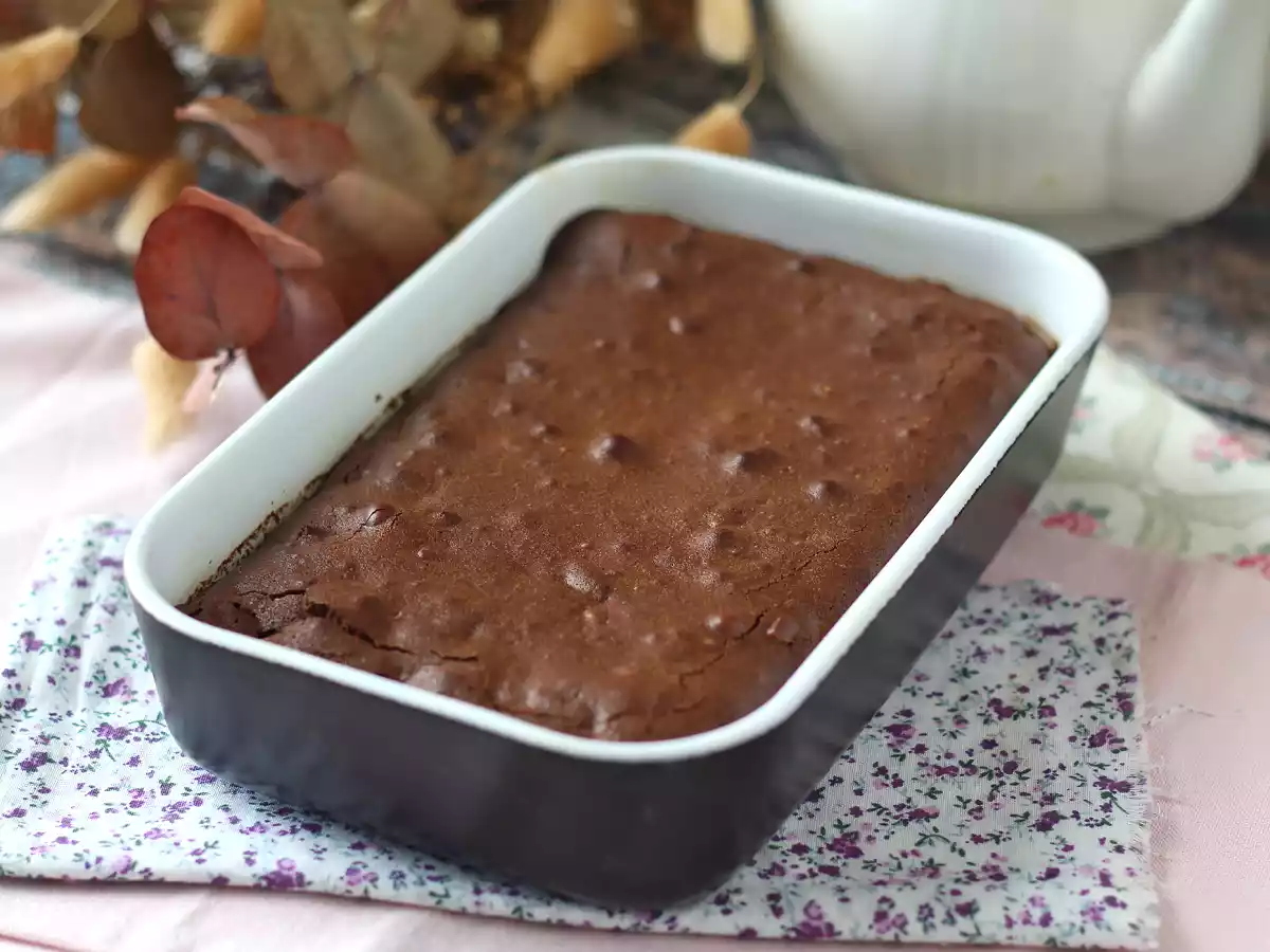 Czekoladowo-orzechowe brownie w frytkownicy powietrznej - zdjęcie 6