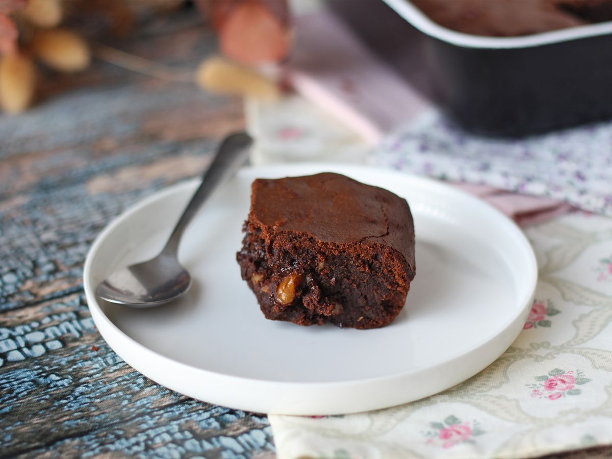 Czekoladowo-orzechowe brownie w frytkownicy powietrznej - zdjęcie 7