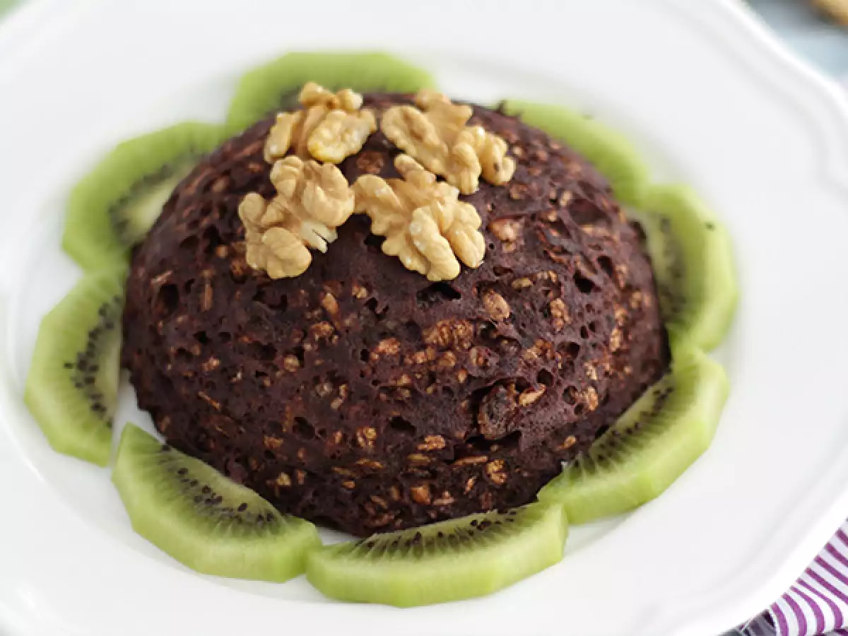 Czekoladowy bowl cake bez laktozy