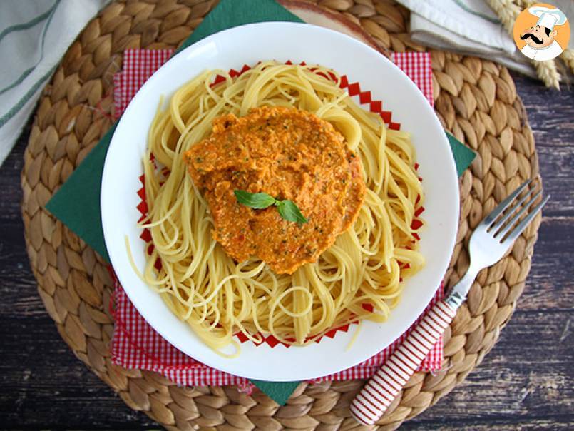 Czerwony sos pesto