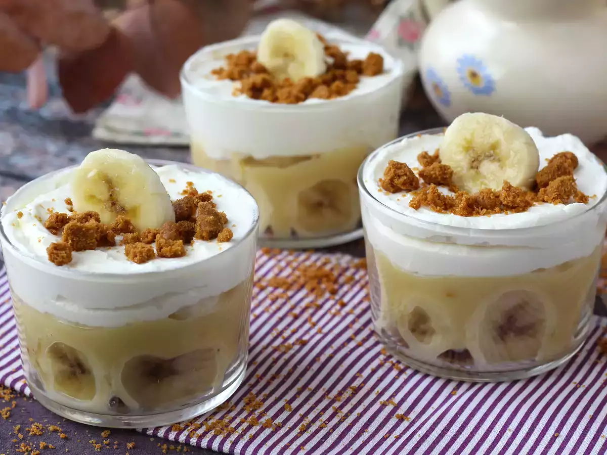 Deser banoffee w pucharkach – dla miłośników bananów i karmelu - zdjęcie 3