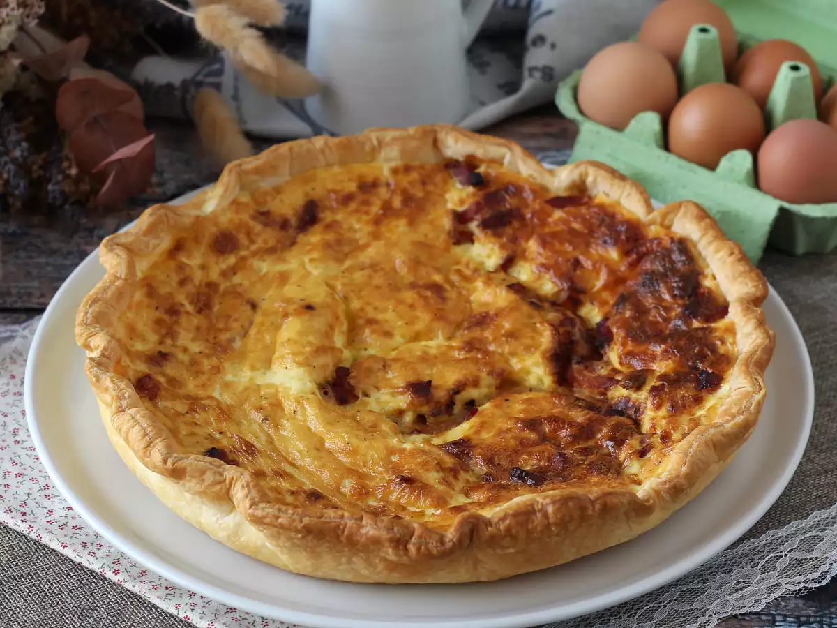Domowa quiche lorraine – prosty przepis - zdjęcie 3