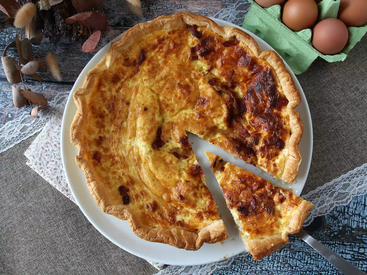Domowa quiche lorraine – prosty przepis - zdjęcie 4