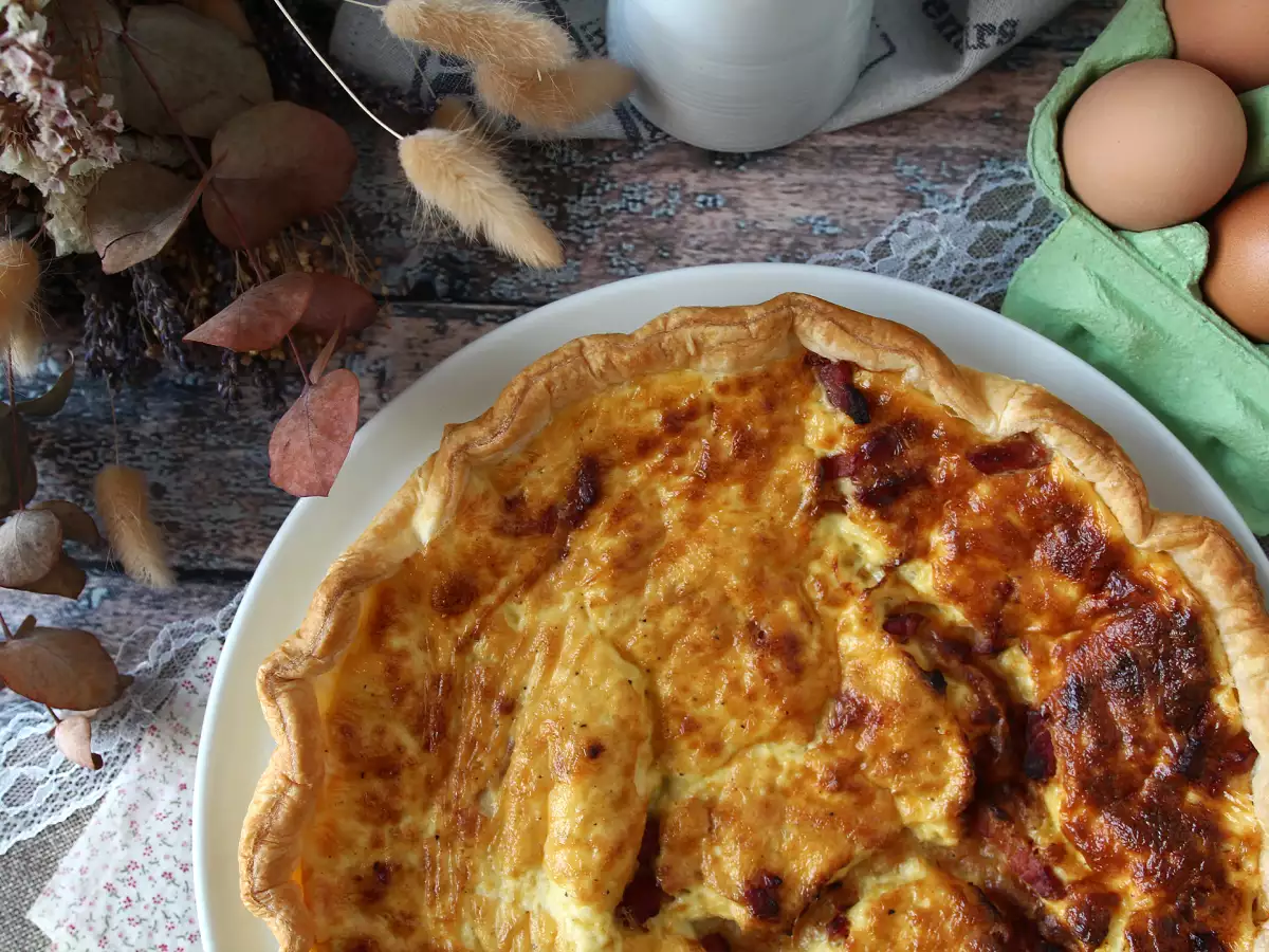 Domowa quiche lorraine – prosty przepis - zdjęcie 5