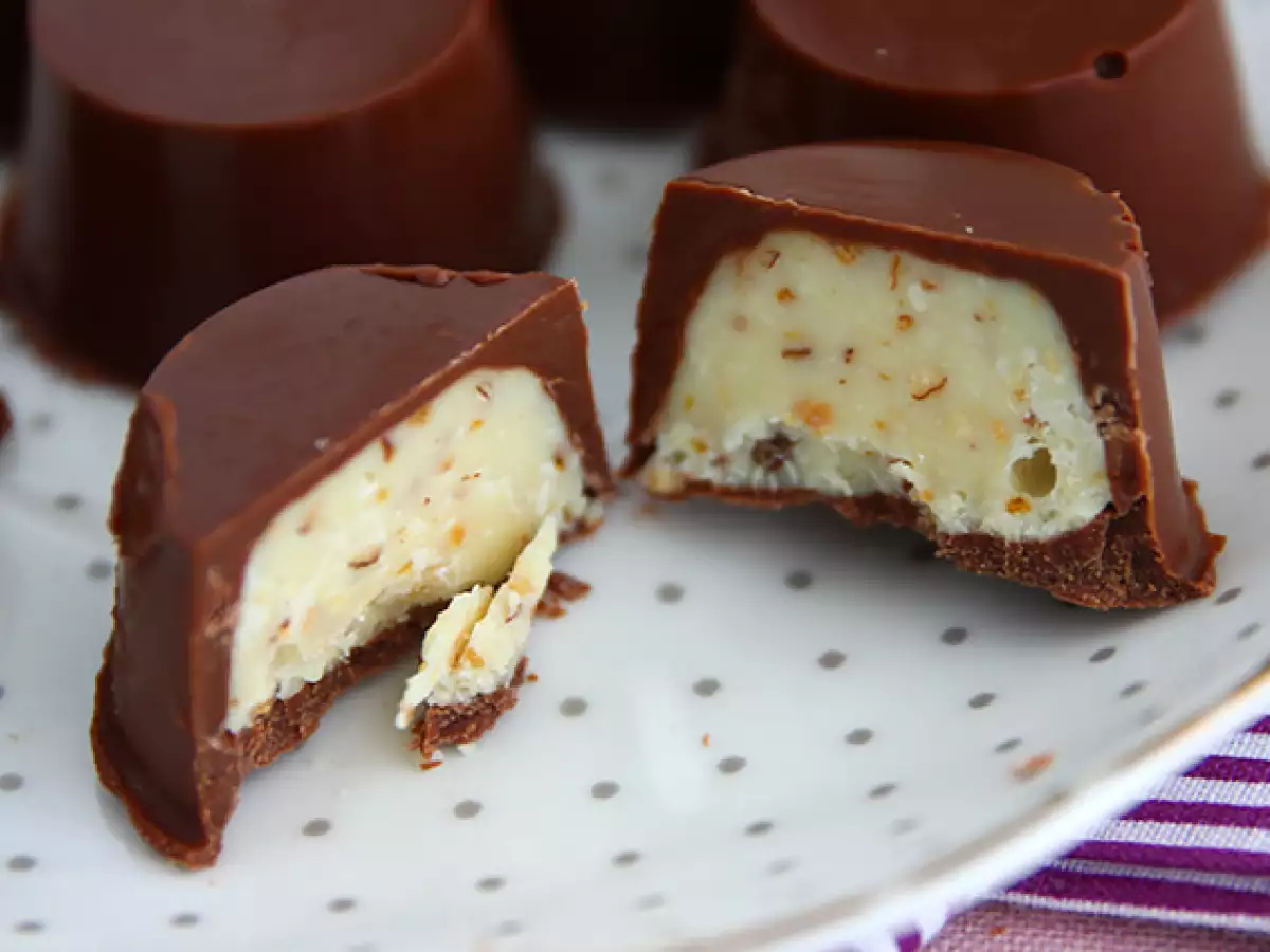 Domowe czekoladki w stylu Kinder Schoko-Bons - zdjęcie 3