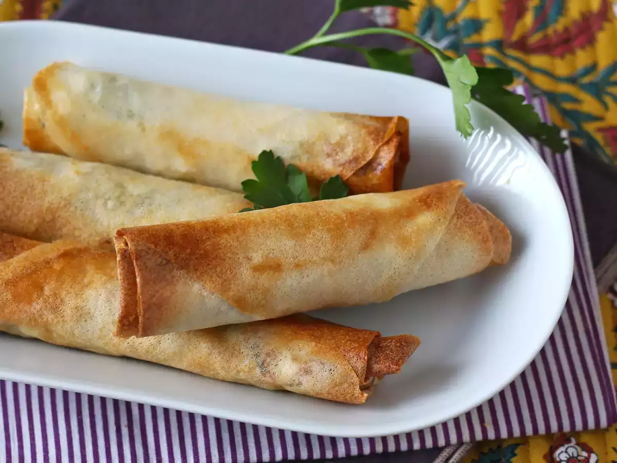 Domowe libańskie rikakaty - gotowanie we frytkownicy powietrznej - zdjęcie 2