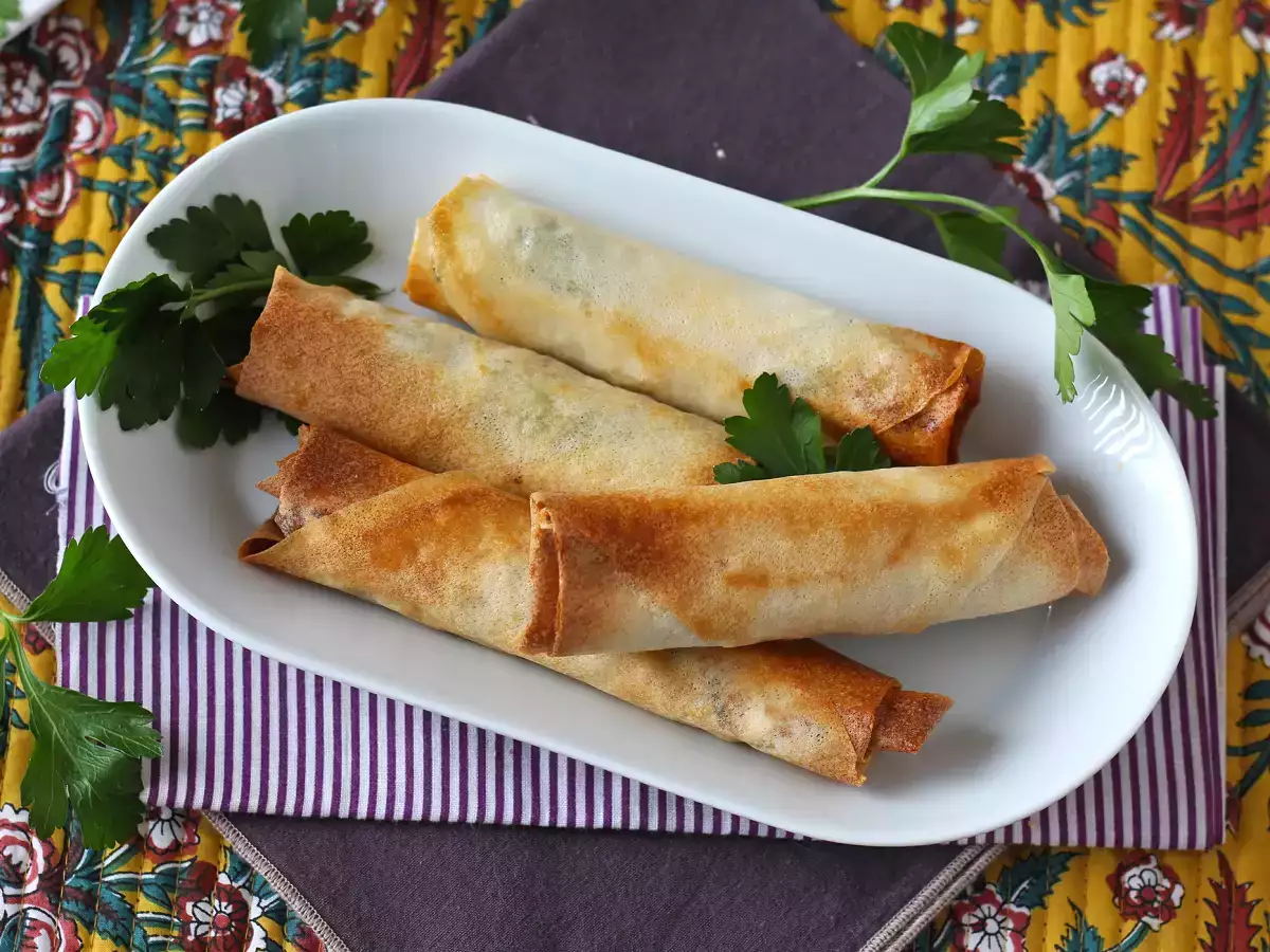 Domowe libańskie rikakaty - gotowanie we frytkownicy powietrznej - zdjęcie 4