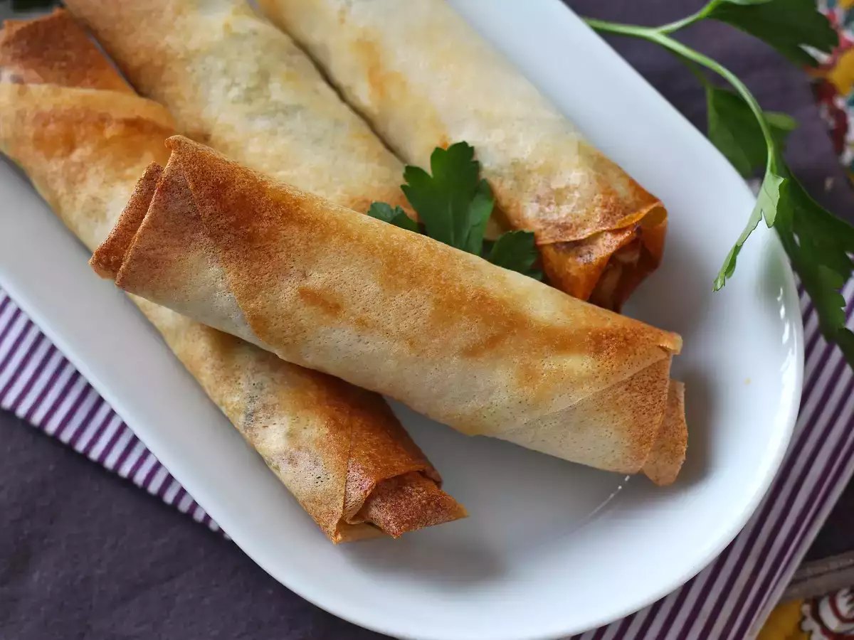 Domowe libańskie rikakaty - gotowanie we frytkownicy powietrznej - zdjęcie 8