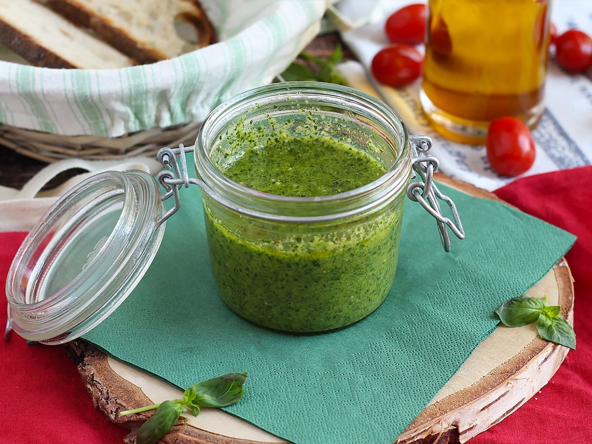 Domowe zielone pesto - pesto alla genovese - zdjęcie 2