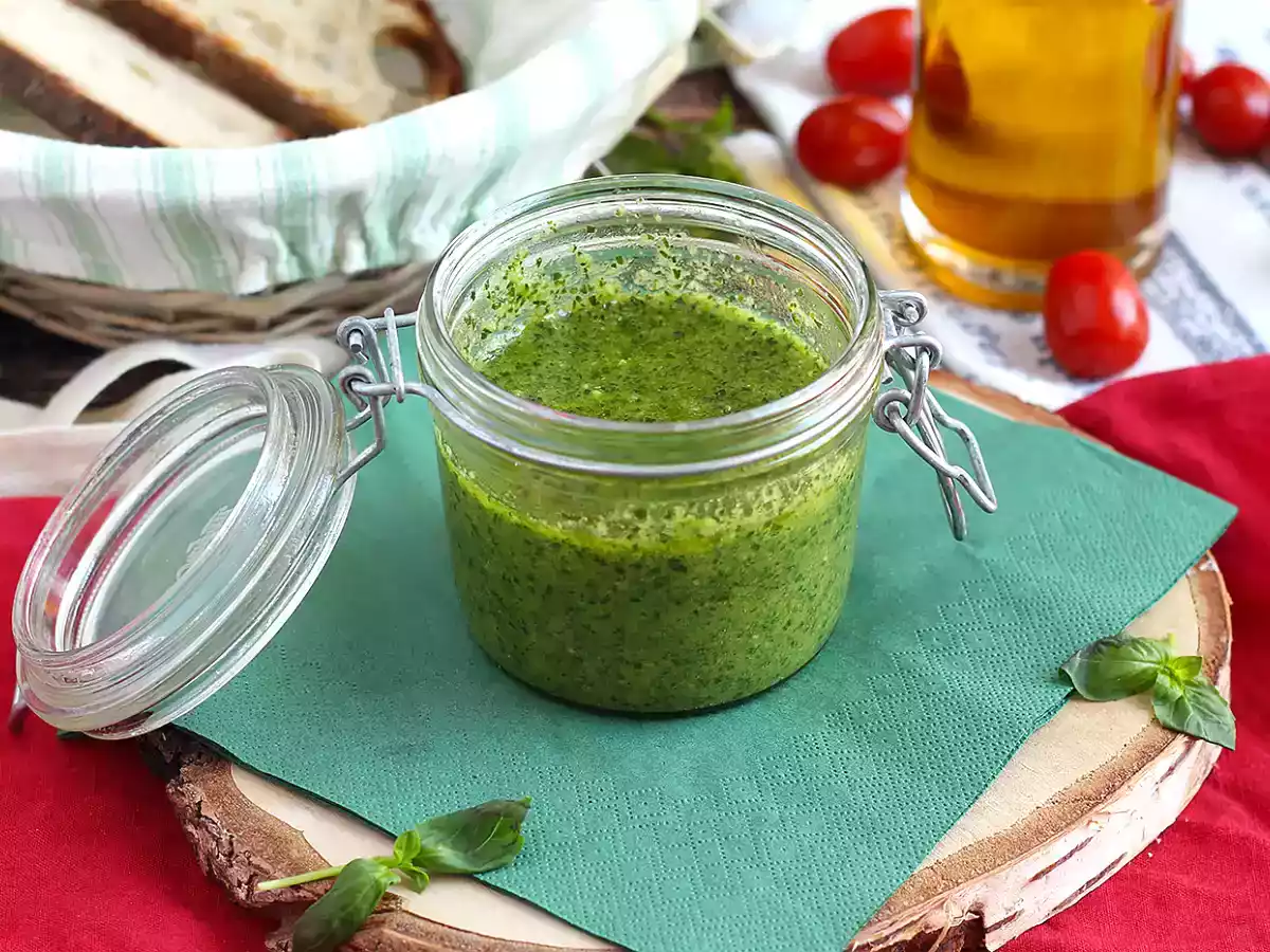 Domowe zielone pesto - pesto alla genovese - zdjęcie 2