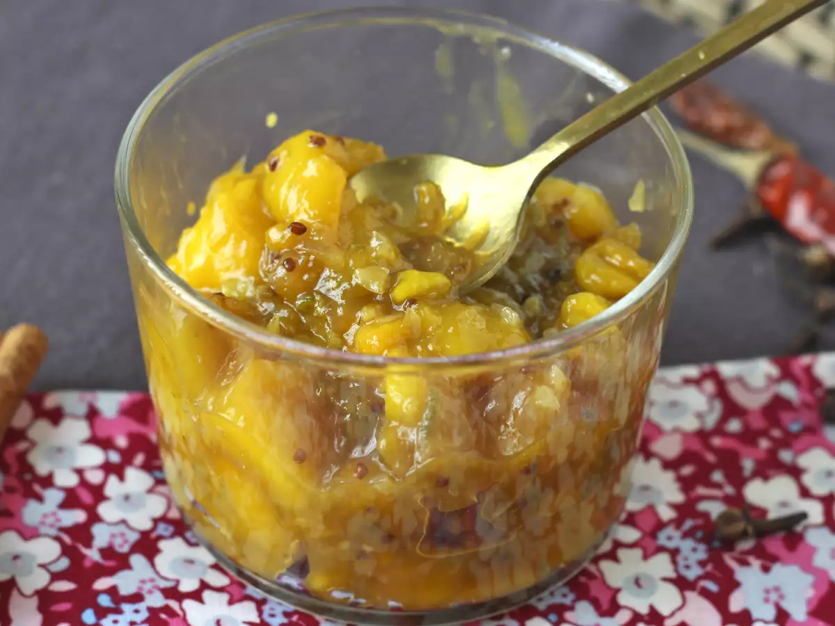 Domowy chutney z mango: słodko-kwaśna indyjska przyprawa, która pasuje do wszystkiego