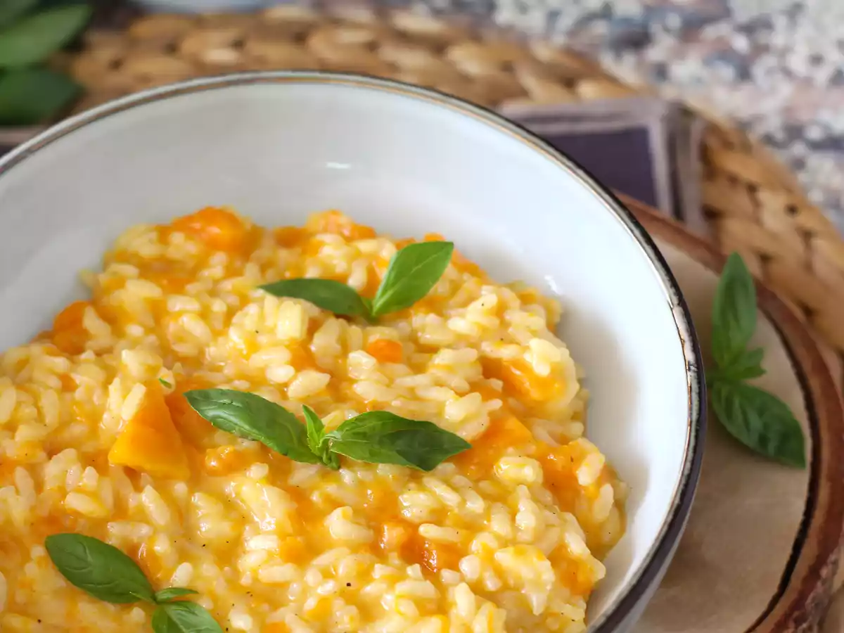 Dyniowe risotto, delikatne i idealne pierwsze danie na jesień - zdjęcie 3
