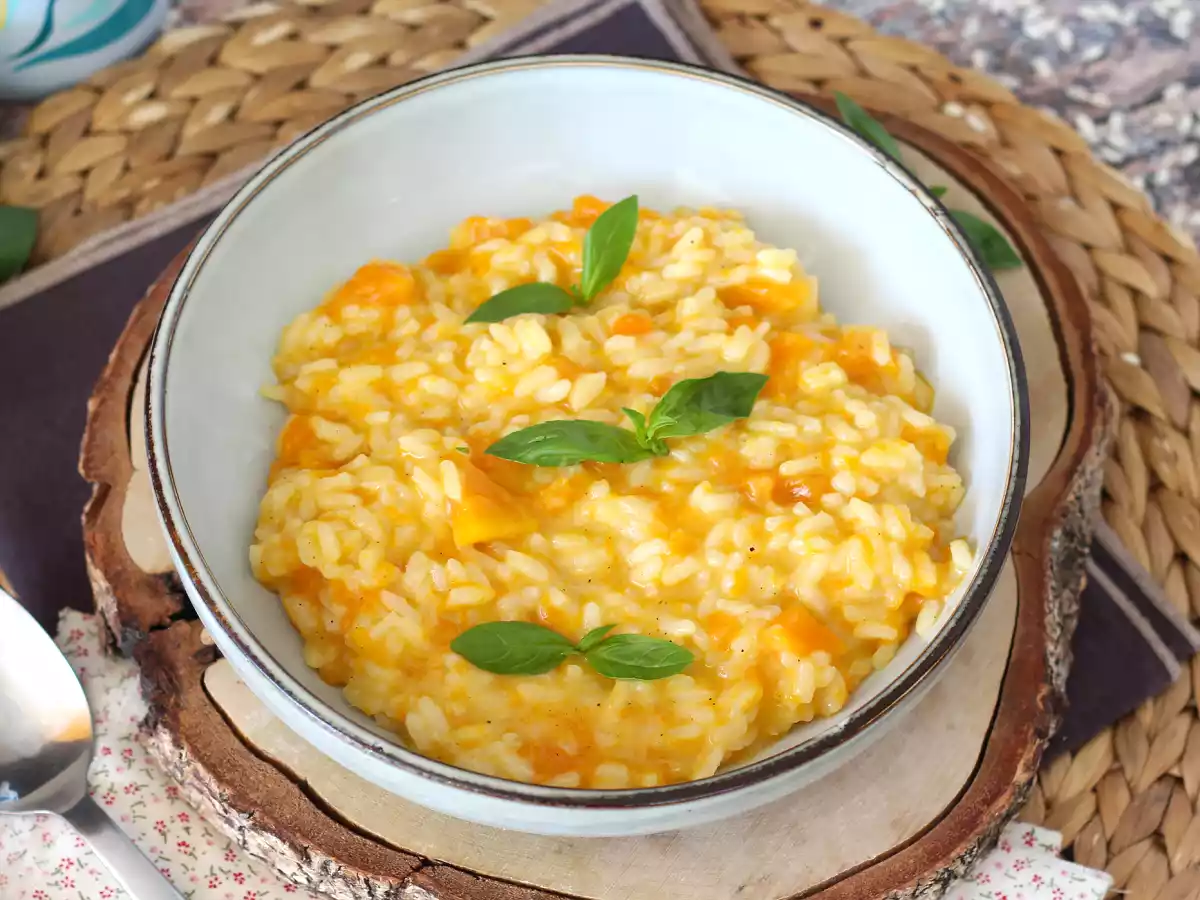 Dyniowe risotto, delikatne i idealne pierwsze danie na jesień - zdjęcie 4