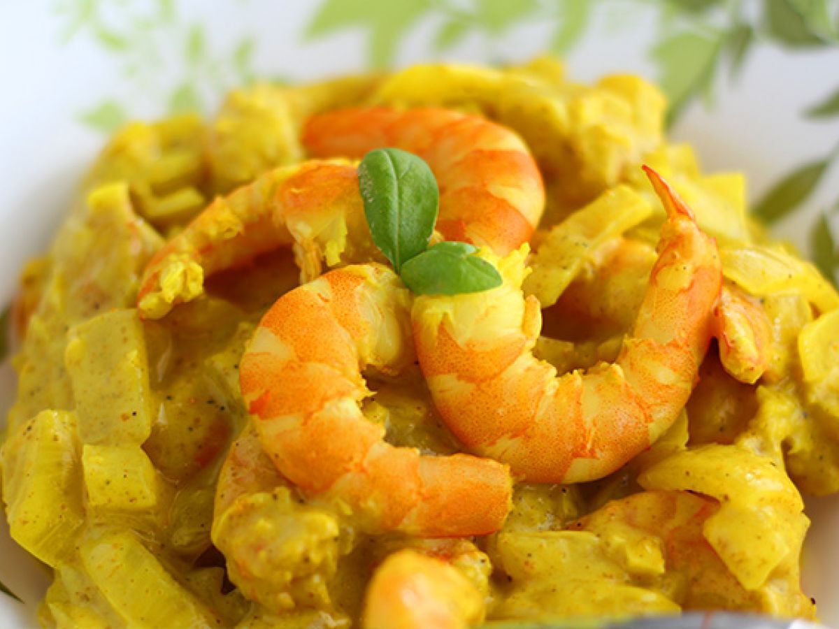 Ekspresowe curry z krewetek z mlekiem kokosowym - zdjęcie 3