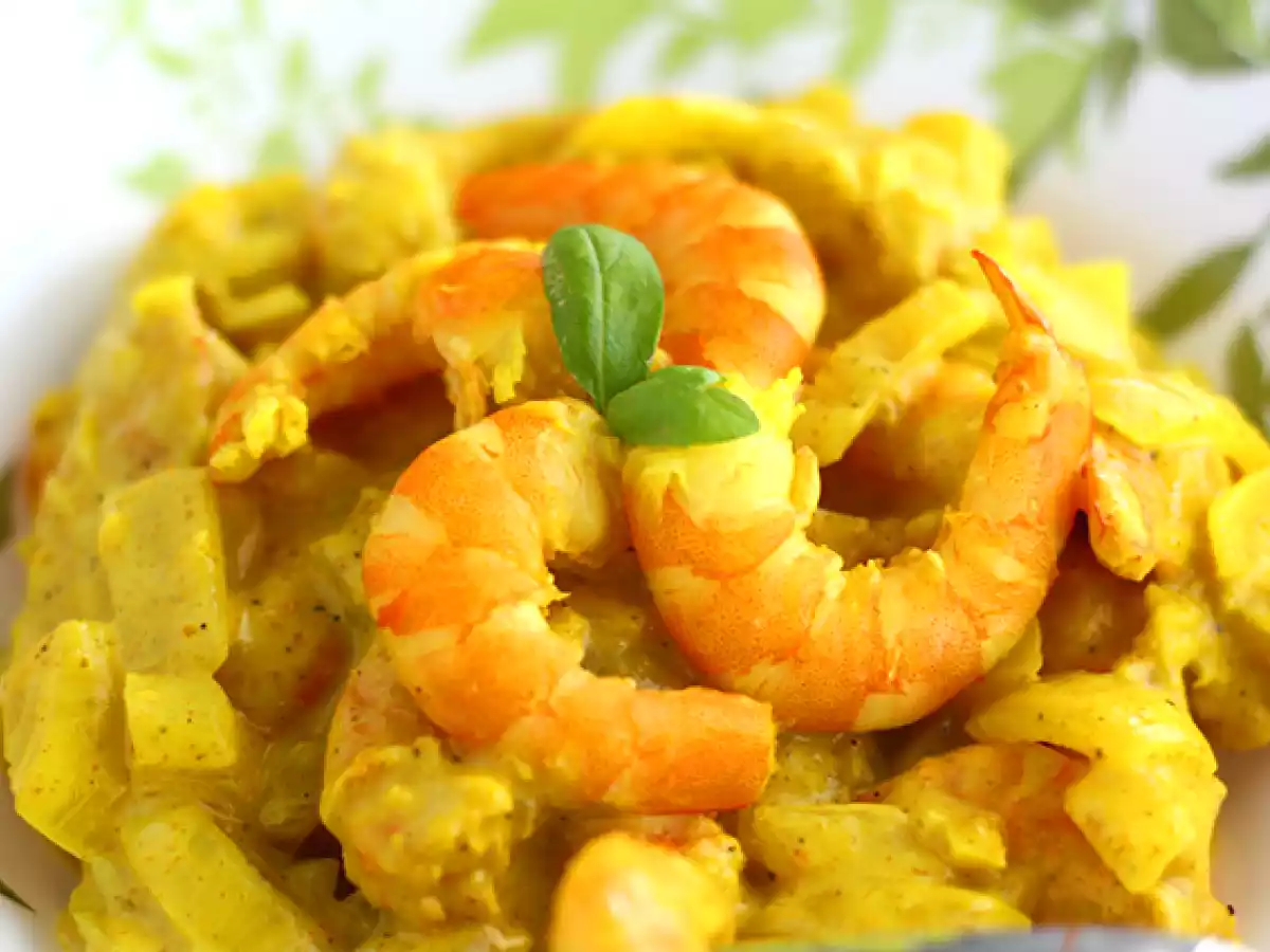 Ekspresowe curry z krewetek z mlekiem kokosowym - zdjęcie 3