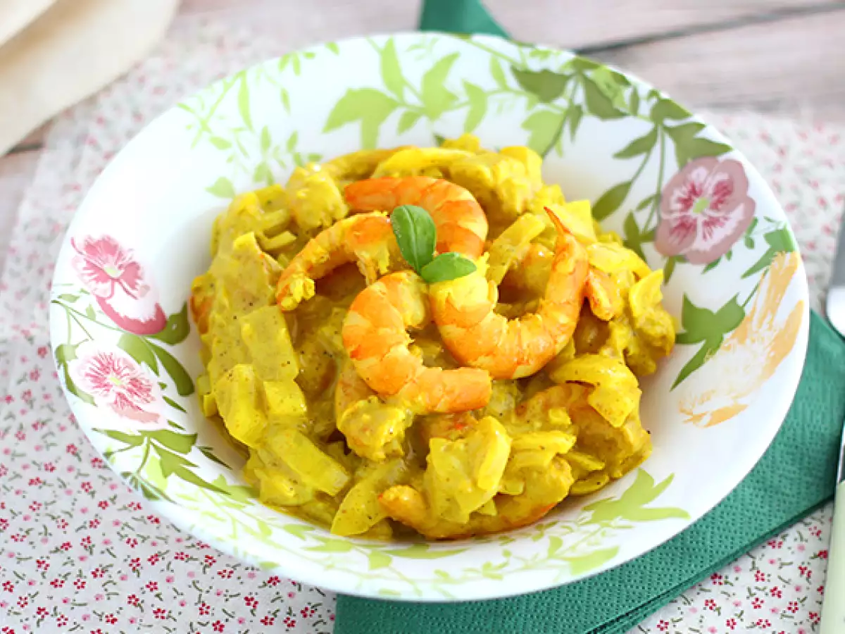 Ekspresowe curry z krewetkami w mleku kokosowym - zdjęcie 2