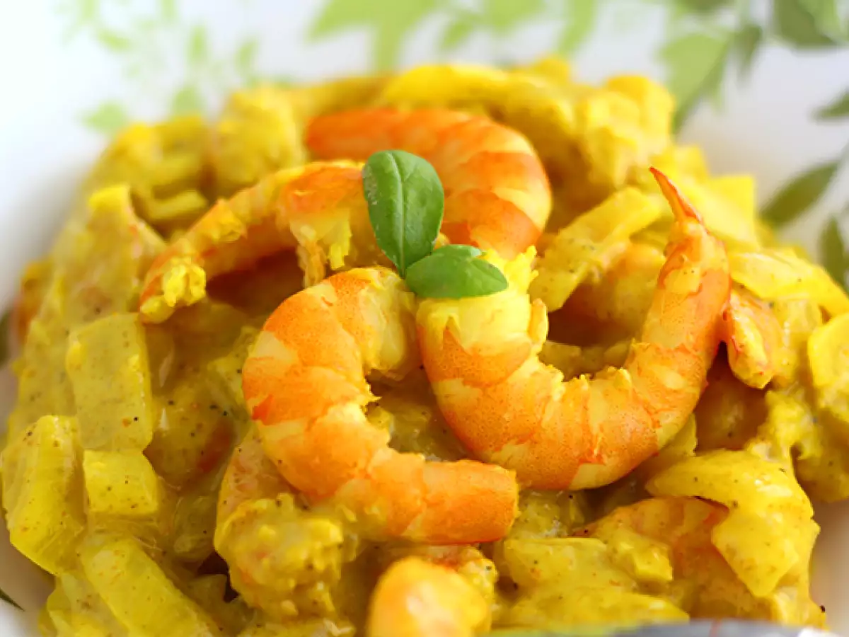 Ekspresowe curry z krewetkami w mleku kokosowym - zdjęcie 3
