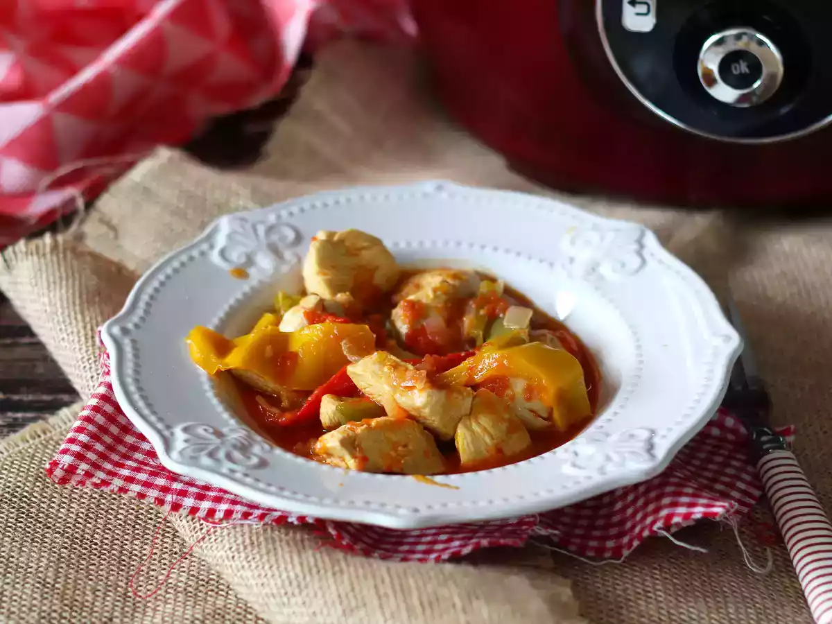 Ekspresowy kurczak baskijski w Cookeo
