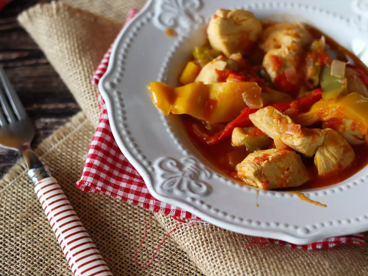 Ekspresowy kurczak po baskijsku z Cookeo - zdjęcie 3