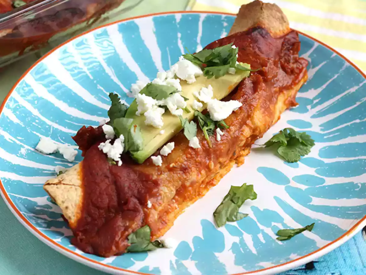 Enchiladas z kurczaka z sosem chili - zdjęcie 2