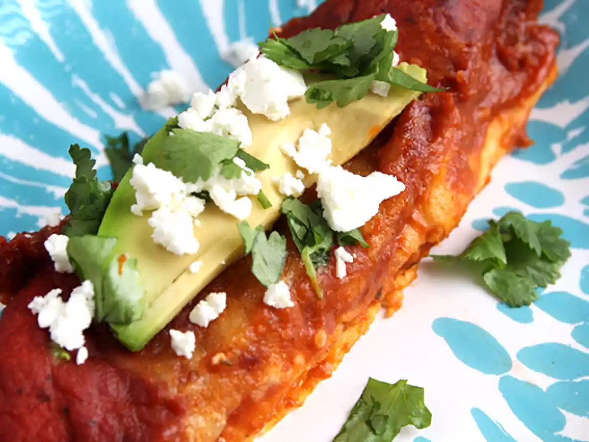 Enchiladas z kurczaka z sosem chili - zdjęcie 5