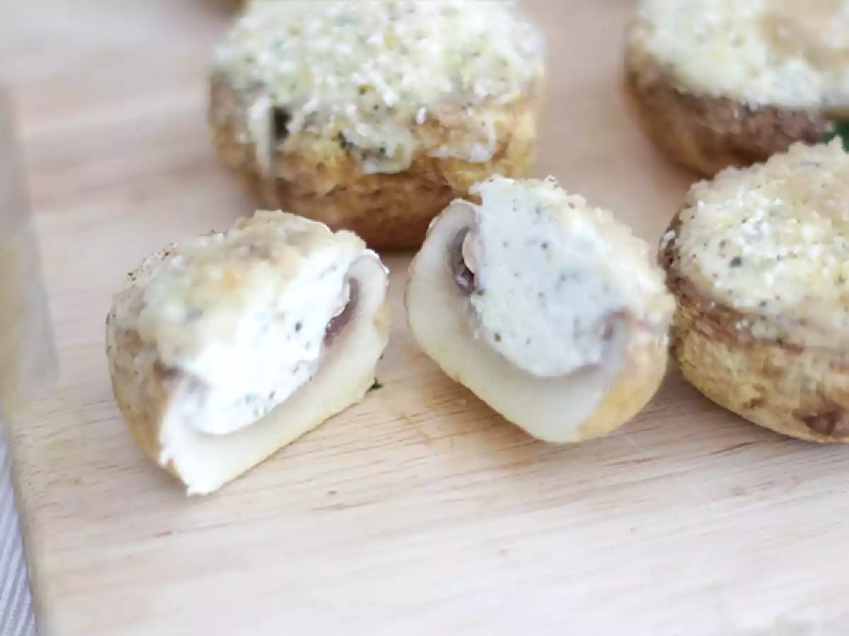 Faszerowane pieczarki na aperitif - zdjęcie 4