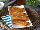 Feta Saganaki, grecki przepis na chipsy z fety i miodu, zdjęcie 1
